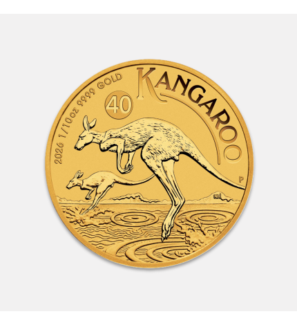 Złota moneta Australijski Kangur 1/10 uncji Złota moneta Australijski Kangur 1/10 uncji