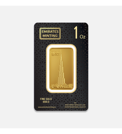 1 uncja sztabka złota Burj Khalifa Emirates Minting 1 uncja sztabka złota Burj Khalifa Emirates Minting
