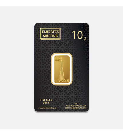 10 g sztabka złota Burj Khalifa Emirates Minting 10 g sztabka złota Burj Khalifa Emirates Minting