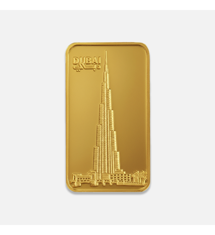 100 g sztabka złota Burj Khalifa Emirates Minting 100 g sztabka złota Burj Khalifa Emirates Minting