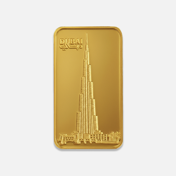 100 g sztabka złota Burj Khalifa Emirates Minting 100 g sztabka złota Burj Khalifa Emirates Minting