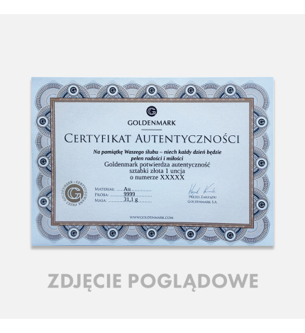 1/100 uncji sztabka złota Germania Mint 1/100 uncji sztabka złota Germania Mint