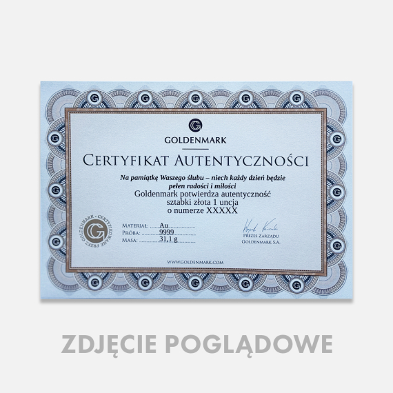 1/100 uncji sztabka złota Germania Mint 1/100 uncji sztabka złota Germania Mint
