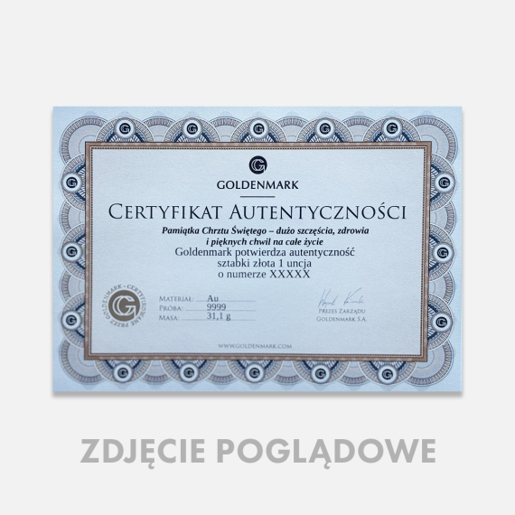 1/200 uncji sztabka złota Germania Mint 1/200 uncji sztabka złota Germania Mint