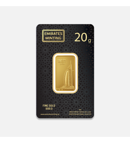 20 g sztabka złota Burj Al Arab Jumeirah Emirates Minting 20 g sztabka złota Burj Al Arab Jumeirah Emirates Minting
