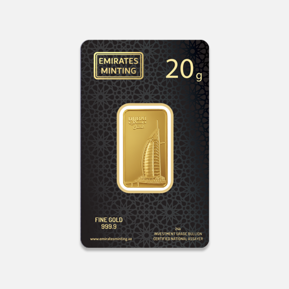 20 g sztabka złota Burj Al Arab Jumeirah Emirates Minting