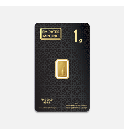 1 g sztabka złota Burj Al Arab Jumeirah Emirates Minting 1 g sztabka złota Burj Al Arab Jumeirah Emirates Minting