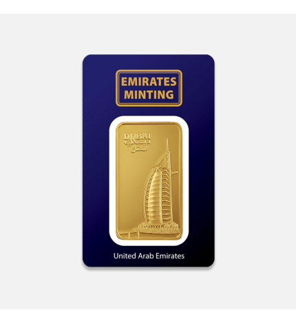 100 g sztabka złota Burj Al Arab Jumeirah Emirates Minting 100 g sztabka złota Burj Al Arab Jumeirah Emirates Minting
