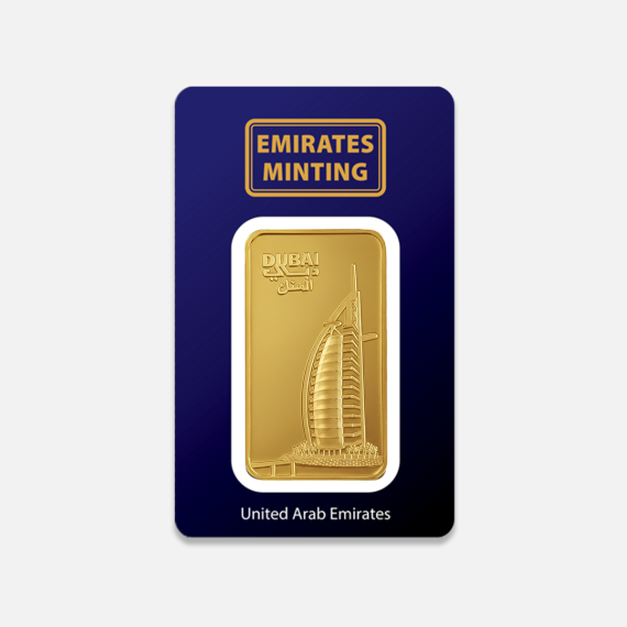 100 g sztabka złota Burj Al Arab Jumeirah Emirates Minting
