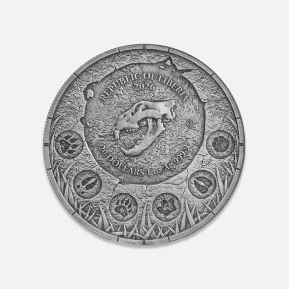 Megafauna: Lew Jaskiniowy 2026 Oblivion 1 uncja srebra Megafauna: Lew Jaskiniowy 2026 Oblivion 1 uncja srebra
