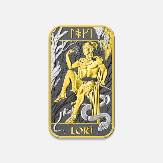 Sztabka srebra Bogowie Nordyccy: Loki 2026 1 uncja Edycja Specjalna Sztabka srebra Bogowie Nordyccy: Loki 2026 1 uncja Edycja Specjalna