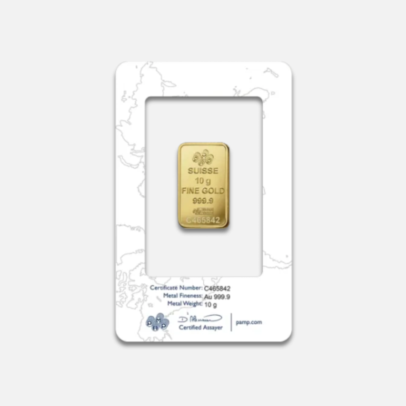 10 g sztabka złota Róża PAMP Fortuna 10 g sztabka złota Róża PAMP Fortuna