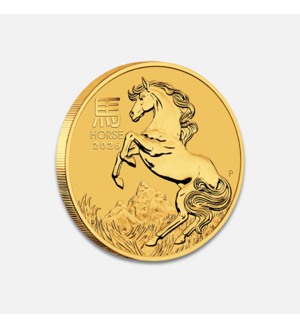 Złota moneta Lunar III: Rok Konia 2026 1/20 uncji Złota moneta Lunar III: Rok Konia 2026 1/20 uncji