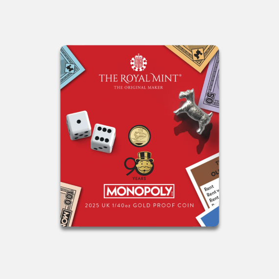Monopoly Proof 2025 1/40 uncji złota Monopoly Proof 2025 1/40 uncji złota