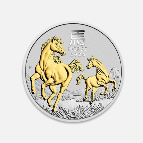 Lunar lll: Rok Konia 2026 1 uncja srebra Lunar lll: Rok Konia 2026 1 uncja srebra