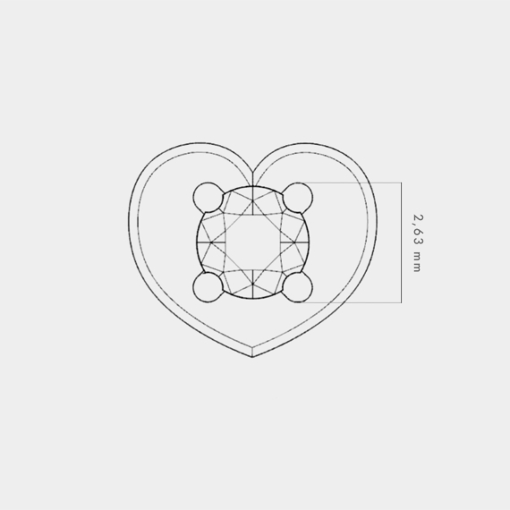 Złote kolczyki z diamentami 0.12 ct - próba 585 Złote kolczyki z diamentami 0.12 ct - próba 585