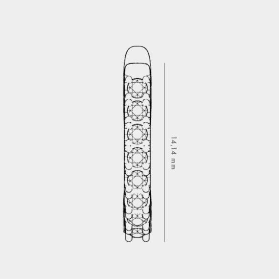 Złote kolczyki z diamentami 0.32 ct - próba 585 Złote kolczyki z diamentami 0.32 ct - próba 585