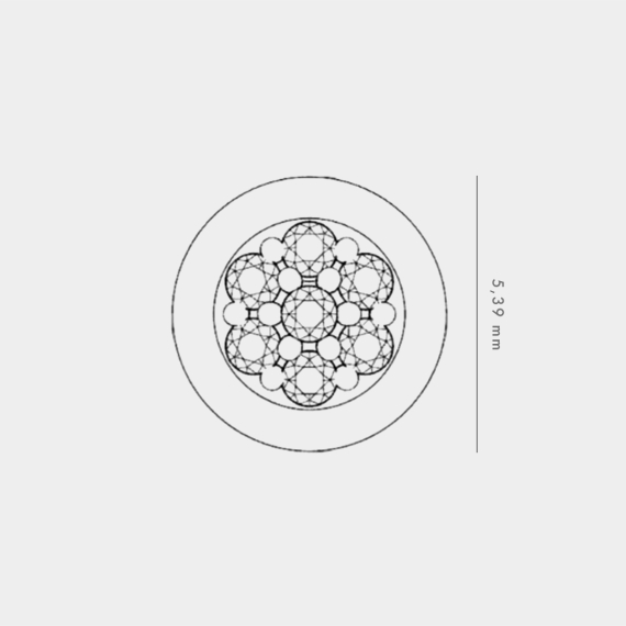 Złote kolczyki diamentowe 0.08 ct - próba 585 Złote kolczyki diamentowe 0.08 ct - próba 585