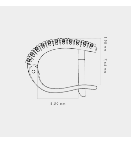 Złote kolczyki półokrągłe z diamentami 0.18 ct - próba 585 Złote kolczyki półokrągłe z diamentami 0.18 ct - próba 585