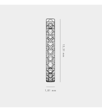 Złote kolczyki koła z diamentami 0.22 ct - próba 585 Złote kolczyki koła z diamentami 0.22 ct - próba 585