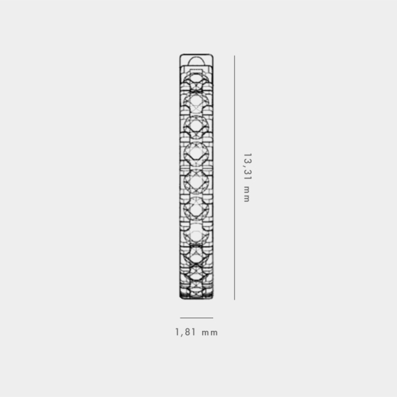 Złote kolczyki koła z diamentami 0.22 ct - próba 585 Złote kolczyki koła z diamentami 0.22 ct - próba 585