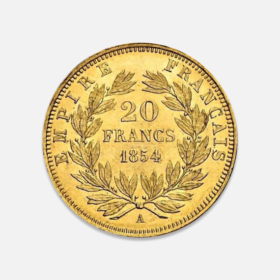 Złota moneta 20 Franków Francuskich 6,45 g Złota moneta 20 Franków Francuskich 6,45 g