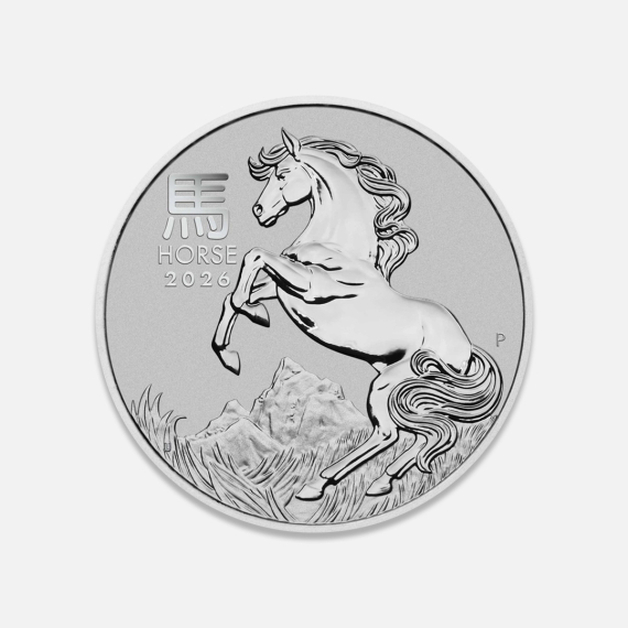 Platynowa moneta Lunar lll: Rok Konia 2026 1 uncja