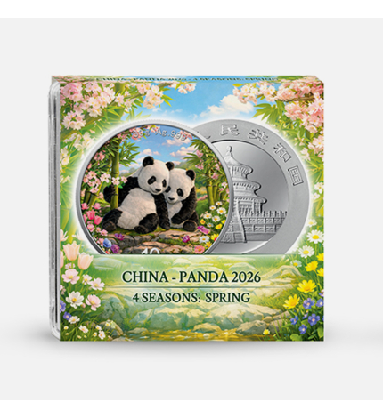 Chińska Panda 2026 Wiosna 30 g srebra Chińska Panda 2026 Wiosna 30 g srebra