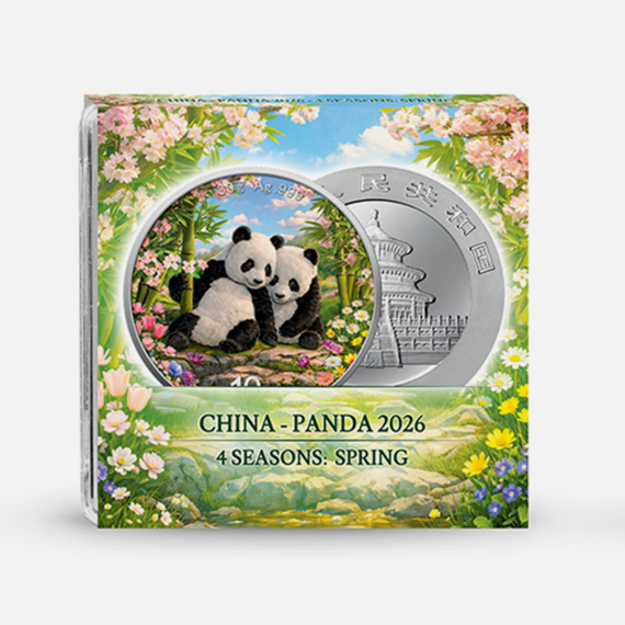 Chińska Panda 2026 Wiosna 30 g srebra Chińska Panda 2026 Wiosna 30 g srebra