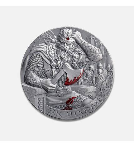 Droga do Valhalli: Eric Bloodaxe 2026 2 uncje srebra Droga do Valhalli: Eric Bloodaxe 2026 2 uncje srebra