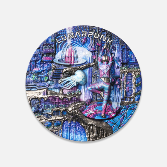 Lunarpunk The Punk Universe 2025 2 uncje srebra