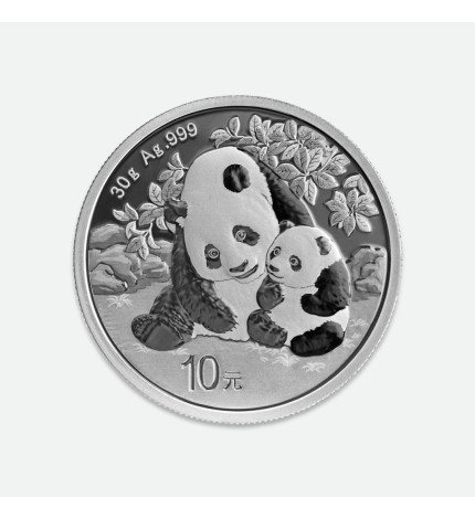 Srebrna moneta Chińska Panda 30 g Srebrna moneta Chińska Panda 30 g