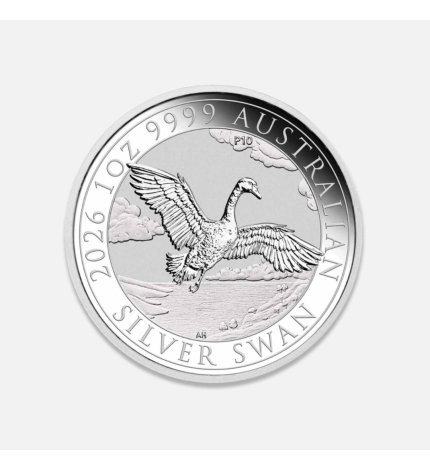 Srebrna moneta Australijski Łabędź 2026 1 uncja Srebrna moneta Australijski Łabędź 2026 1 uncja