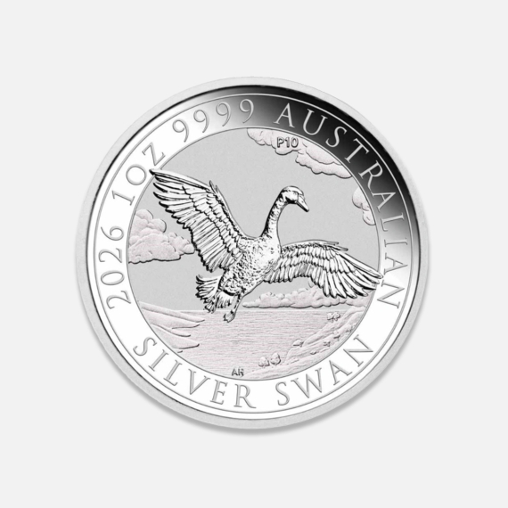 Srebrna moneta Australijski Łabędź 2026 1 uncja
