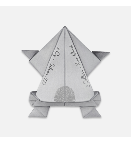 Srebrna Żaba Origami 2026 2 uncje srebra Srebrna Żaba Origami 2026 2 uncje srebra