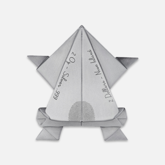 Srebrna Żaba Origami 2026 2 uncje srebra Srebrna Żaba Origami 2026 2 uncje srebra