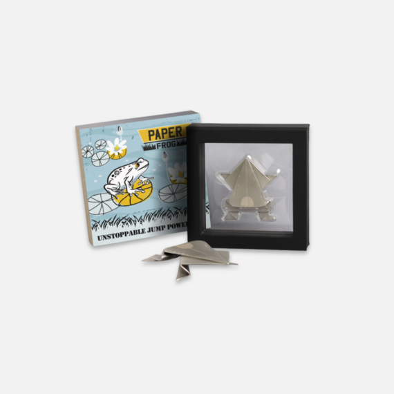 Srebrna Żaba Origami 2026 2 uncje srebra Srebrna Żaba Origami 2026 2 uncje srebra