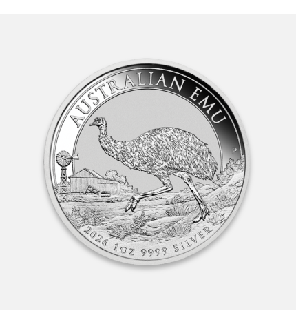 Srebrna moneta Emu 1 uncja Srebrna moneta Emu 1 uncja