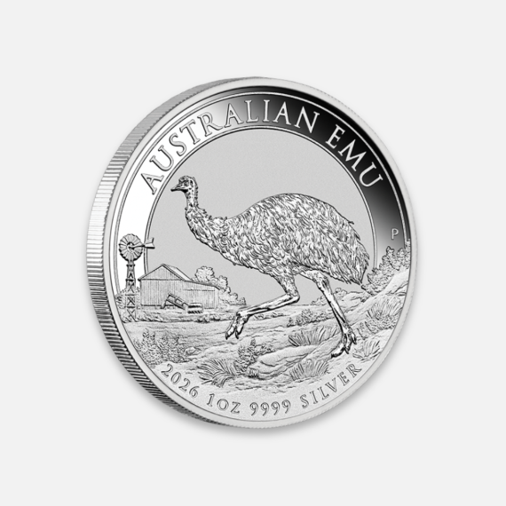 Srebrna moneta Emu 1 uncja Srebrna moneta Emu 1 uncja