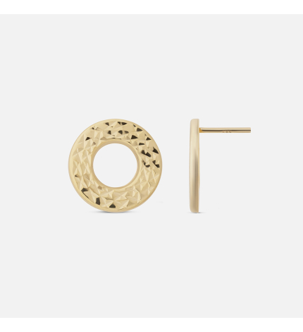 Złote kolczyki diamentowane...