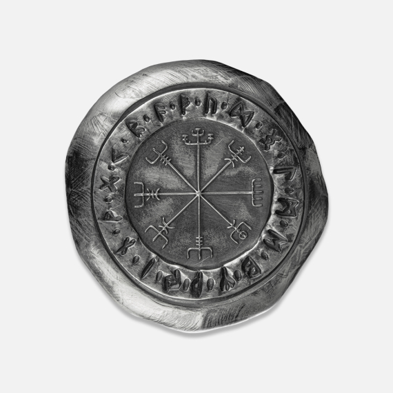 Srebrna sztabka Vegvisir 2 uncje