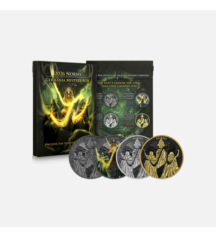 Srebrna moneta Norns Mystery Box 2026 1 uncja Srebrna moneta Norns Mystery Box 2026 1 uncja