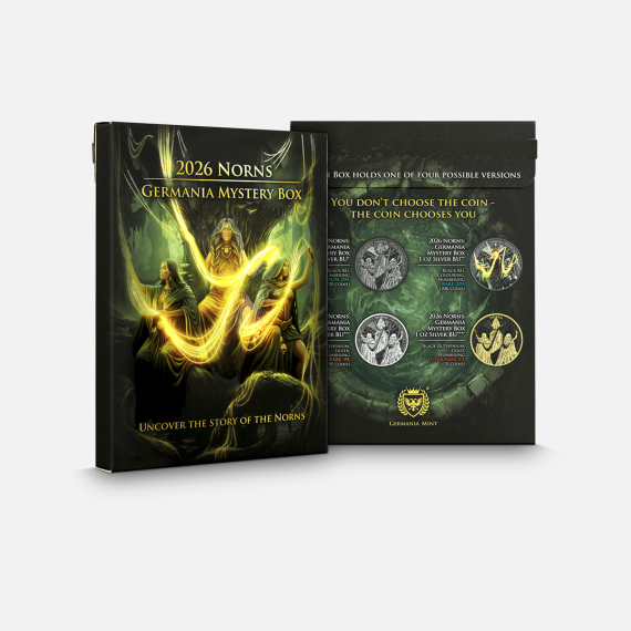 Srebrna moneta Norns Mystery Box 2026 1 uncja Srebrna moneta Norns Mystery Box 2026 1 uncja