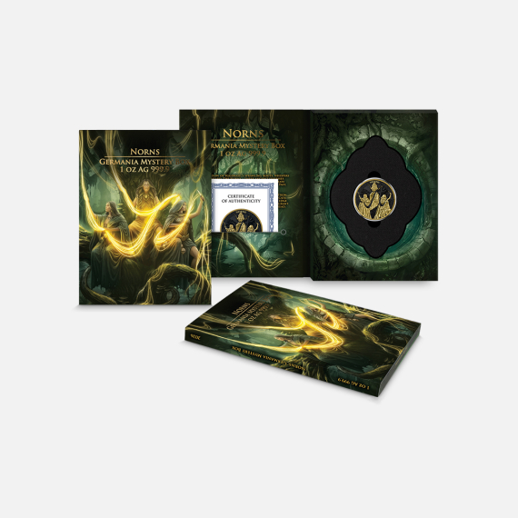 Srebrna moneta Norns Mystery Box 2026 1 uncja Srebrna moneta Norns Mystery Box 2026 1 uncja