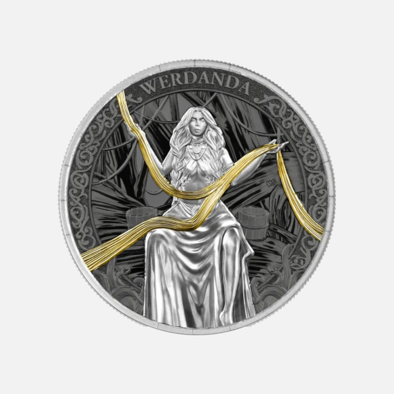 Zestaw 3 srebrnych monet Norns Triune 2026 3 × 1 uncja Zestaw 3 srebrnych monet Norns Triune 2026 3 × 1 uncja