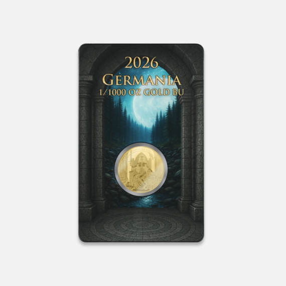 Germania 2026 1/1000 uncji złota Germania 2026 1/1000 uncji złota