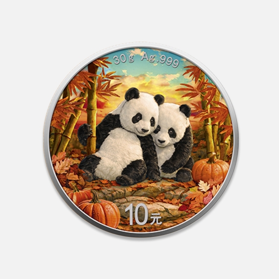 Chińska Panda 2026 Jesień 30 g srebra