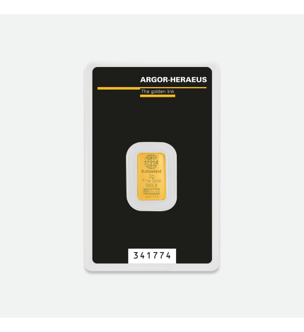 2 g sztabka złota CertiPack 2 g sztabka złota CertiPack