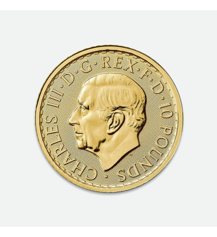 Złota moneta Britannia 1/10...