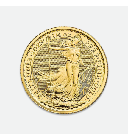 Złota moneta Britannia 1/4 uncji Złota moneta Britannia 1/4 uncji